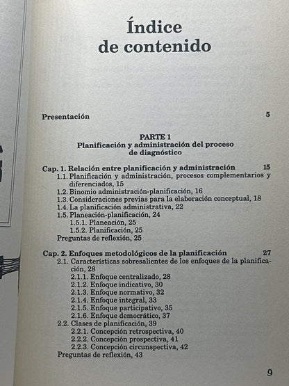 Planificación y Administración. Un enfoque integrador