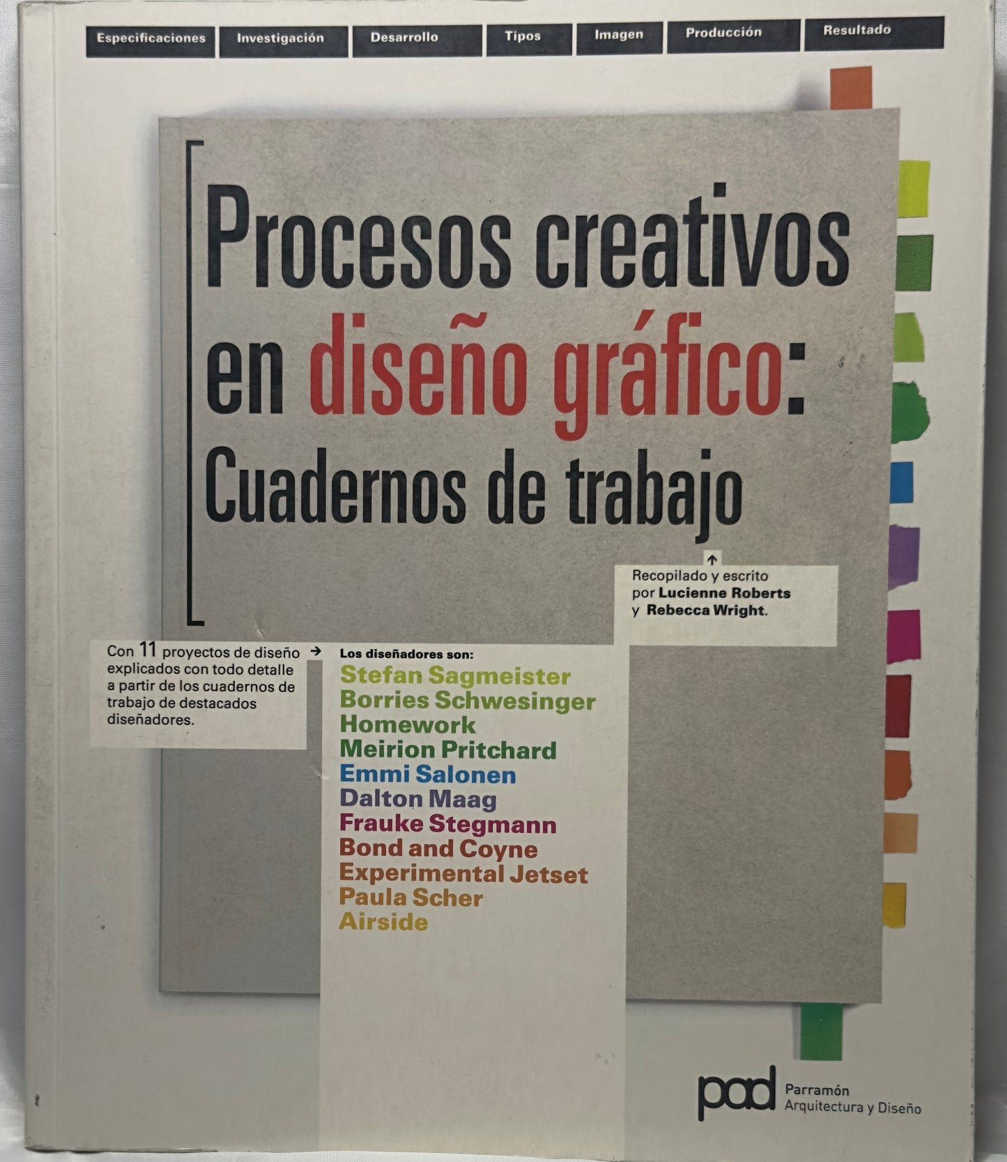 Procesos creativos en diseño gráfico. Cuadernos de trabajo