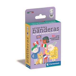 Juego de banderas. cartas