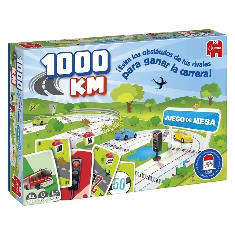 1000 km. ¡Se el primer conductor en llegar a la meta!