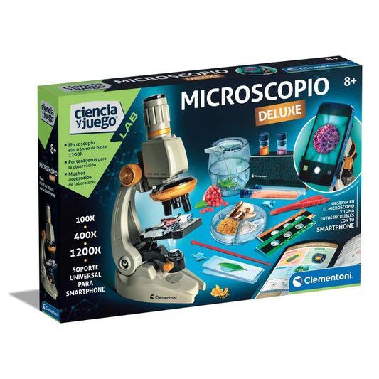 Microscopio Deluxe. ¡un auténtico laboratorio de investigación!