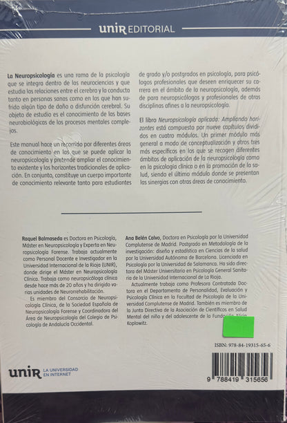 Neuropsicologia aplicada. Ampliando horizontes